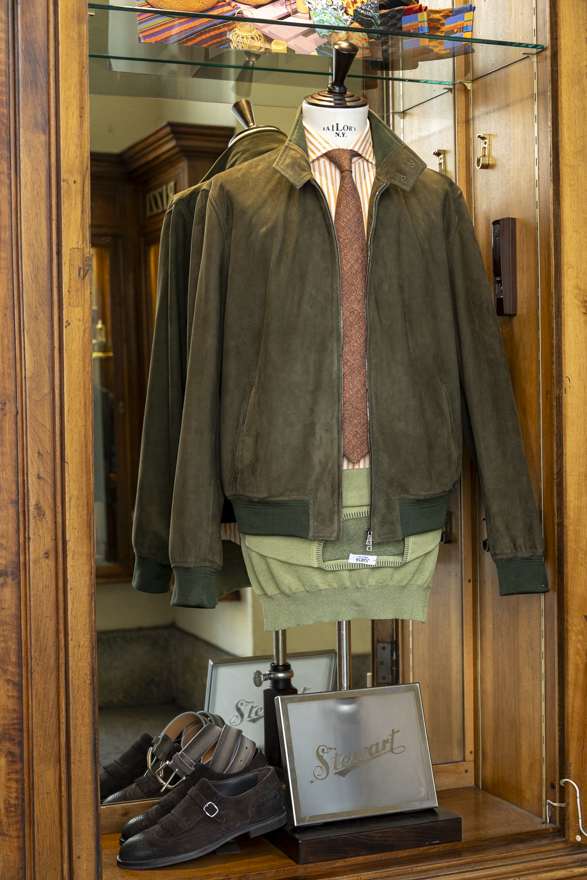 Rizzi Primavera 2026: Giubbino daino, Stewart